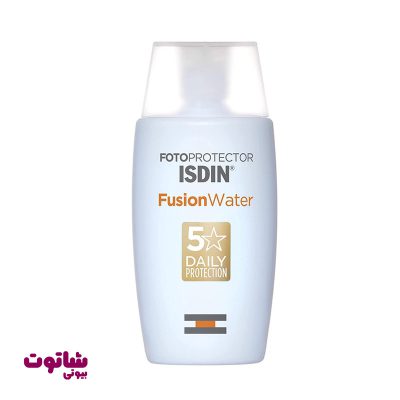 خرید کرم ضد آفتاب بی رنگ ایزدین مدل fusion water
