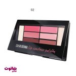 پالت رژ لب و هایلایتر میبلین مدل color contour شاتوت بیوتی
