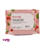 دستمال مرطوب بیول مدل Rose Hip اصل